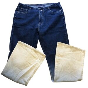 Wild Secret Jeans Womens 11/12 Ombre‎ Flare Leg Grunge Hip Hop Y2K Streetwear